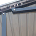 TMG Industrial 20’ x 30’ Livestock Corral Panel Metal Shed, 7’ Sidewall Height, 5’ Corral Panel Height, 600 Sq-Ft, 27 GA Corrugated Panels, TMG-MS2030LC