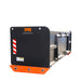 TMG Industrial 7’ Skid Steer Snow Pusher w/Steel Cutting Edge, Pivoting Wear Shoes, Side Braces, 40-70 HP, TMG-SP07