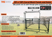 TMG-LSM10 5' x 10' Livestock Corral Mesh Panels and Gates (58 panels & 2 gates packed in one skid)
